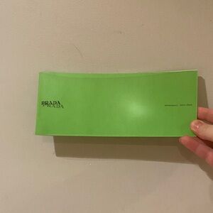 Prada Vibrant Green Booklet